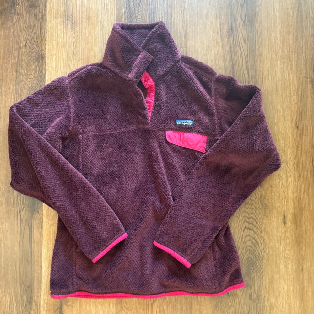 Patagonia Burgundy Fleece pullover